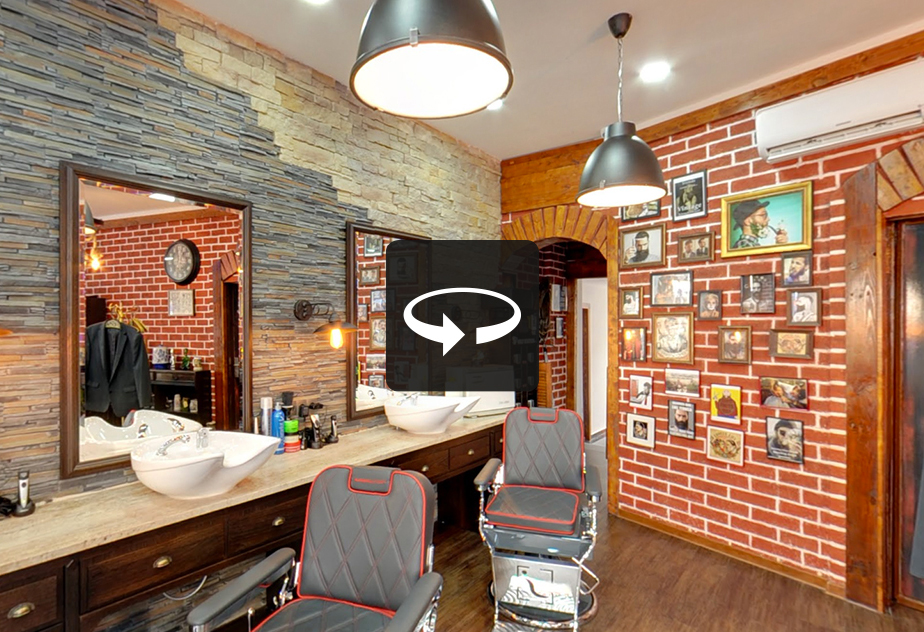 Ra Barber Shop Düsseldorf 360Innenansicht