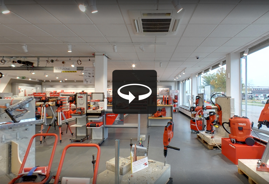 Mükra Electronic Shop Gmbh / Ulm Hilti Store Ulm - 360-Innenansicht